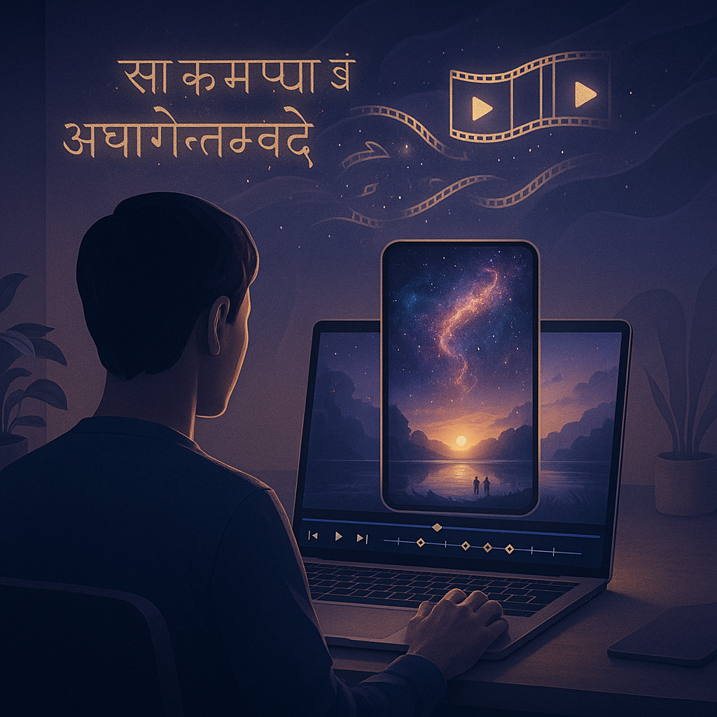 How to Use Sora AI for Video Creation: Creating Bhagavad Gita Videos with Shotcut